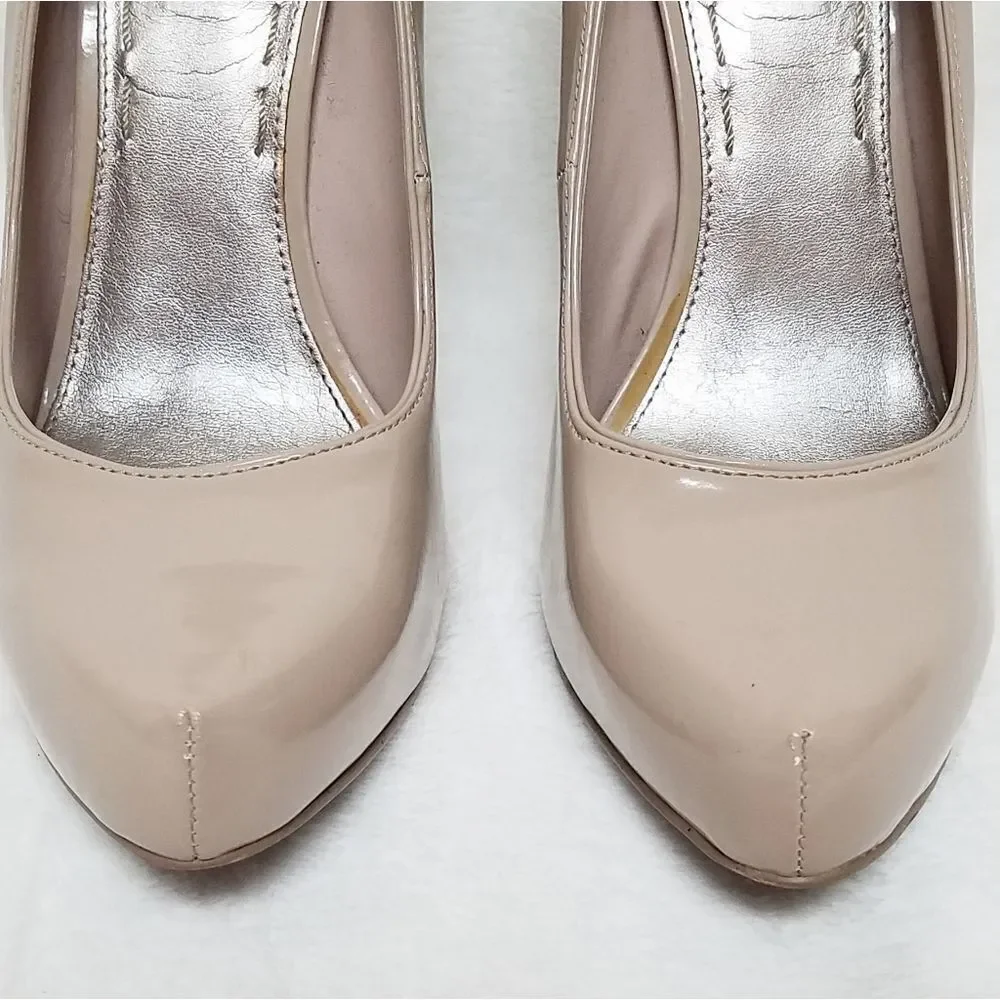 RACHEL Rachel Roy Carmelle Nude Pointy Toe Pumps
